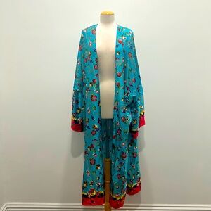 KIMONO WITH SEASHELL PRINT, SIZE Xl-1X, NO TAGS, BRAND NEW